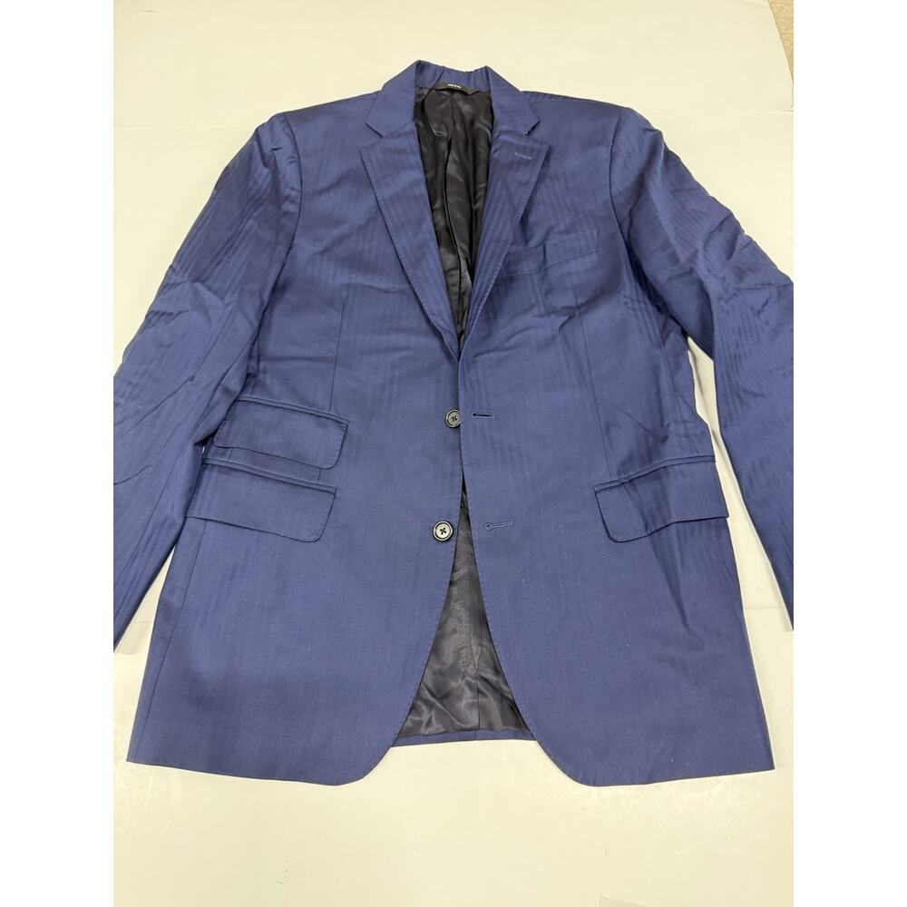 Carl Sterr Mens Navy Blazer Suit Jacket Blue Made In USA
